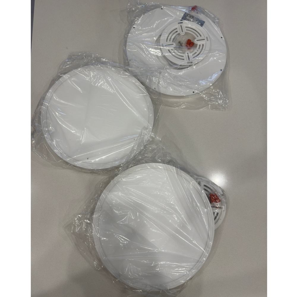 LED Flush Mount Ceiling Light 12in 28W 3200LM 6000K White YLXDD300-28W 3-Pack